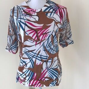 J. Crew medium desert Oasis short sleeve sweater